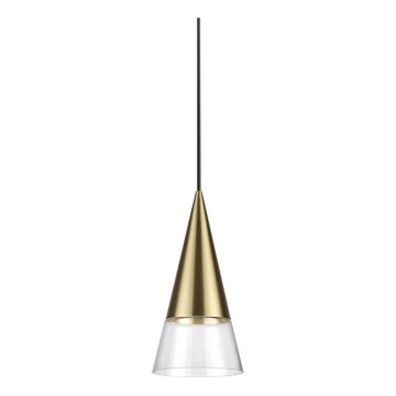 Ideal Lux - LED Luster na sajli CONO 1xGU10/7W/230V pr. 15 cm CRI 90 mesing