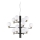 Ideal Lux - LED Luster na sajli COPERNICO 12xG9/3W/230V pr. 71 cm crna