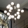 Ideal Lux - LED Luster na sajli COPERNICO 20xG9/3W/230V pr. 86 cm crna