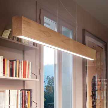 Ideal Lux - LED Luster na sajli CRAFT LED/32W/230V CRI 90 bukva