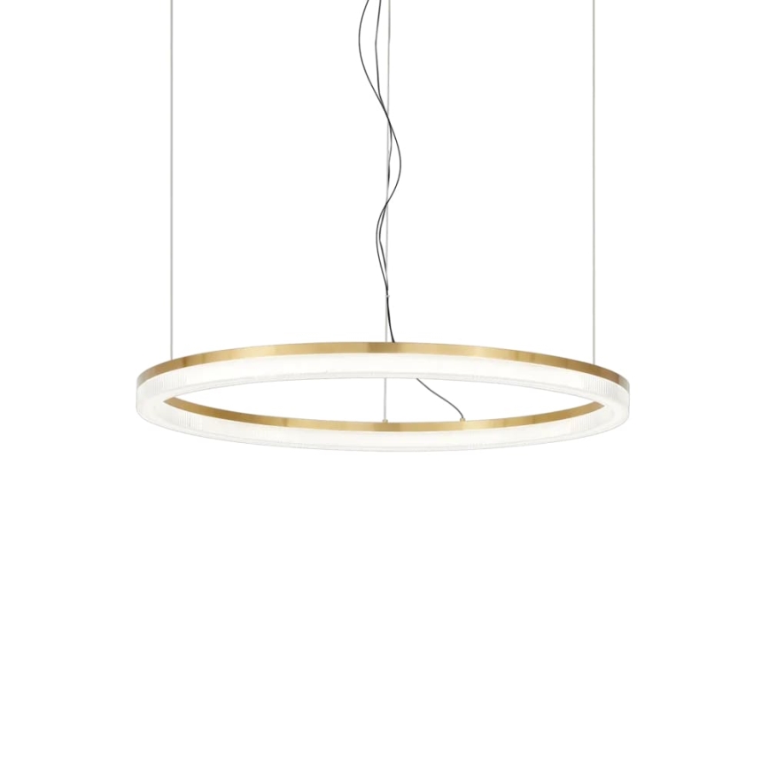 Ideal Lux - LED Luster na sajli CROWN LED/30W/230V 3000K pr. 60 cm CRI 90 mesing