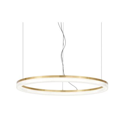 Ideal Lux - LED Luster na sajli CROWN LED/42W/230V 3000K pr. 80 cm CRI 90 mesing
