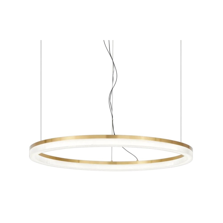 Ideal Lux - LED Luster na sajli CROWN LED/42W/230V 3000K pr. 80 cm CRI 90 mesing