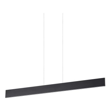 Ideal Lux - LED Luster na sajli DESK LED/32W/230V 102,5 cm CRI 90 crna