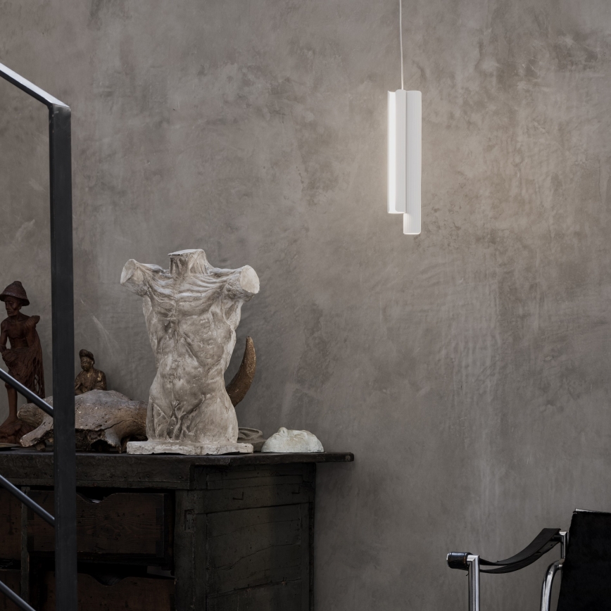 Ideal Lux - LED luster na sajli DORICA 3xLED/9W/230V CRI 90, s mogućnošću prigušivanja, promjer 9,5 cm, bijela