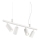Ideal Lux - LED Luster na sajli DYNAMITE 4xGU10/7W/230V CRI 90 bijela