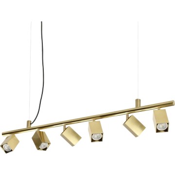 Ideal Lux - LED luster na sajli DYNAMITE 6xGU10/7W/230V CRI 90 mesing