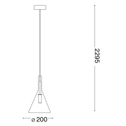 Ideal Lux - LED Luster na sajli EMPIRE 1xG9/3W/230V
