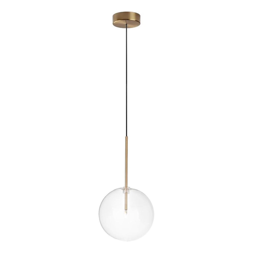 Ideal Lux - LED Luster na sajli EQUINOXE 1xG4/2W/230V pr. 20 cm mesing/prozirna