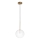 Ideal Lux - LED Luster na sajli EQUINOXE 1xG4/2W/230V pr. 20 cm mesing/prozirna