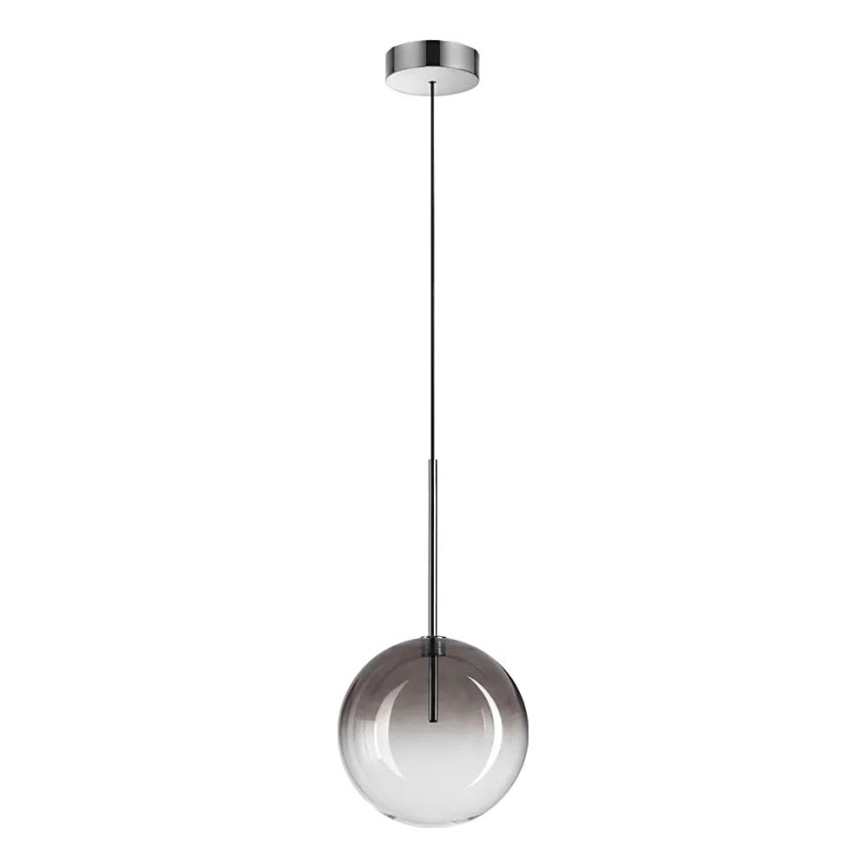 Ideal Lux - LED Luster na sajli EQUINOXE 1xG4/2W/230V pr. 20 cm sjajni krom/dimna