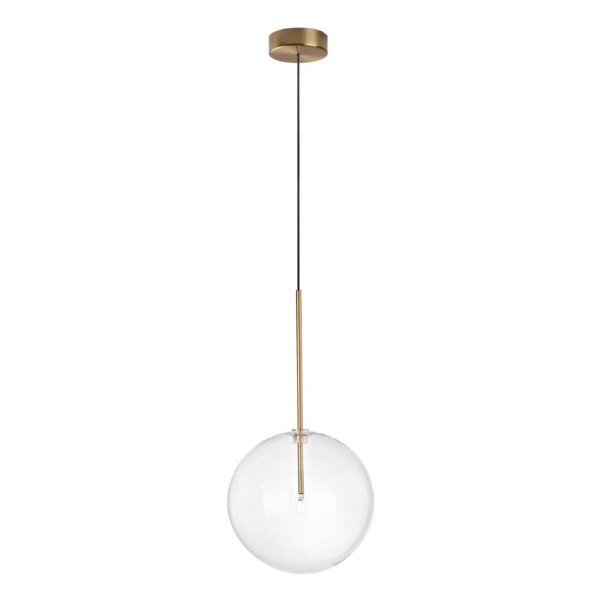 Ideal Lux - LED Luster na sajli EQUINOXE 1xG4/2W/230V pr. 25 cm mesing/prozirna