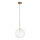Ideal Lux - LED Luster na sajli EQUINOXE 1xG4/2W/230V pr. 25 cm mesing/prozirna
