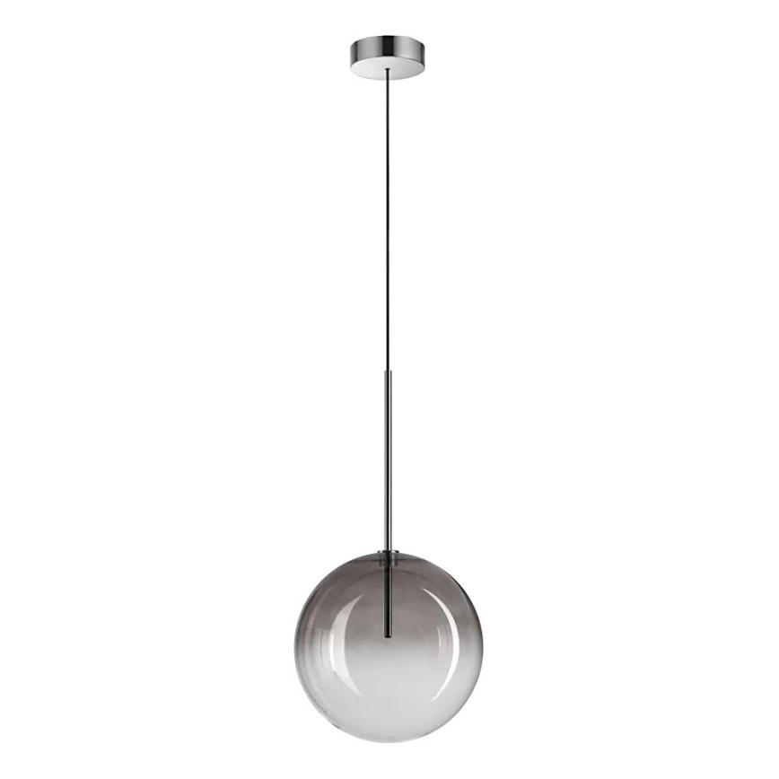 Ideal Lux - LED Luster na sajli EQUINOXE 1xG4/2W/230V pr. 25 cm sjajni krom/dimna