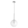 Ideal Lux - LED Luster na sajli EQUINOXE 1xG4/2W/230V pr. 25 cm sjajni krom/prozirna