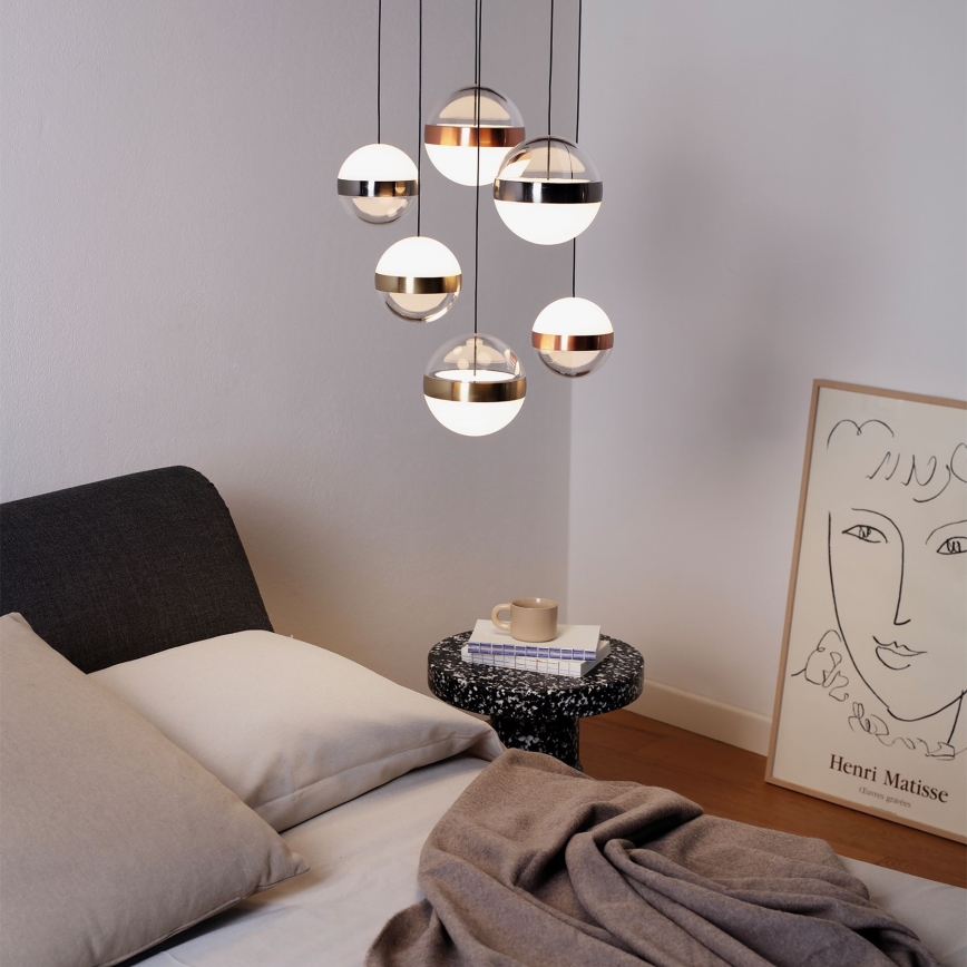 Ideal Lux - LED Luster na sajli GALAXY LED/58W/230V