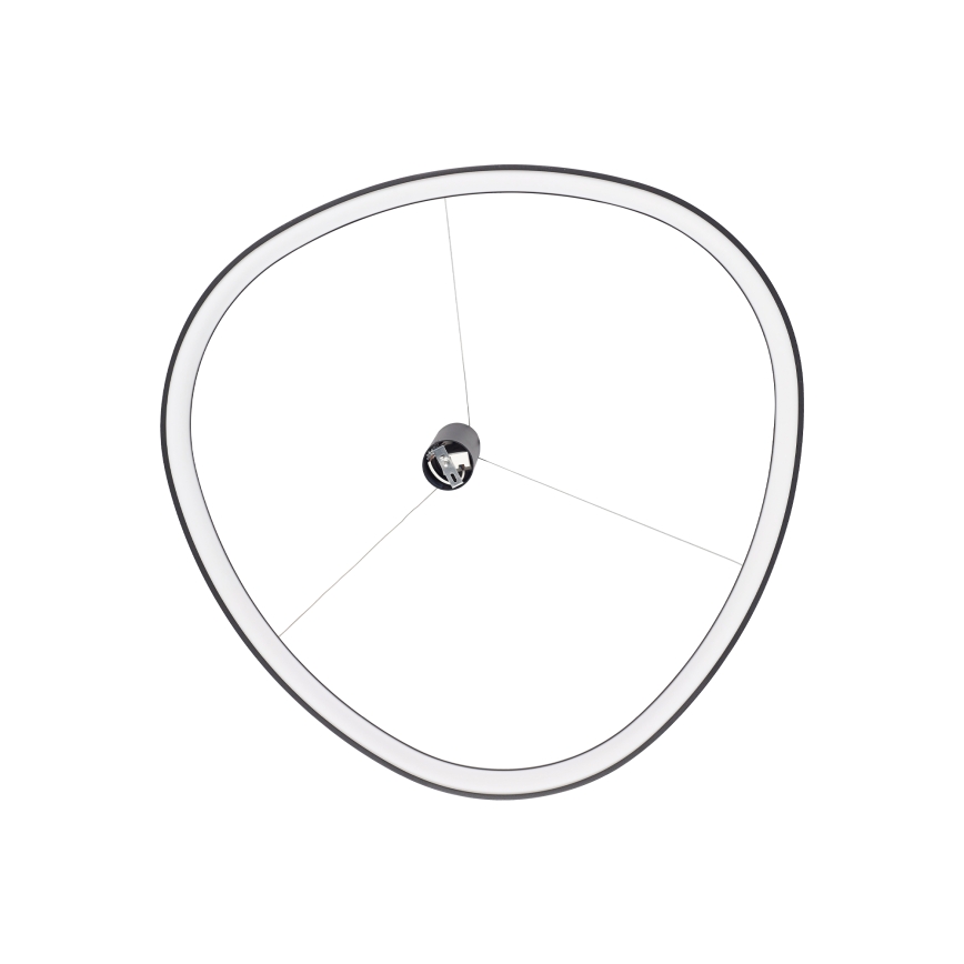 Ideal Lux - LED luster na sajli GEMINI LED/36W/230V 4000K Ø 42,5 cm CRI 90 crna