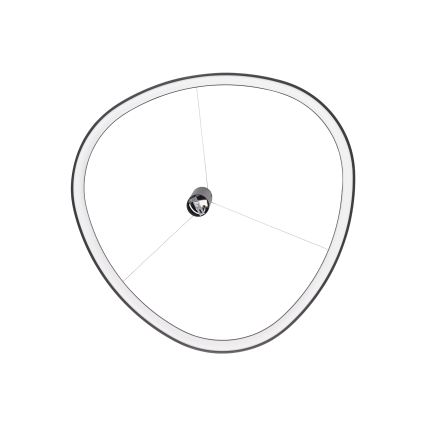Ideal Lux - LED luster na sajli GEMINI LED/47W/230V 2700K Ø 61 cm CRI 90 crna