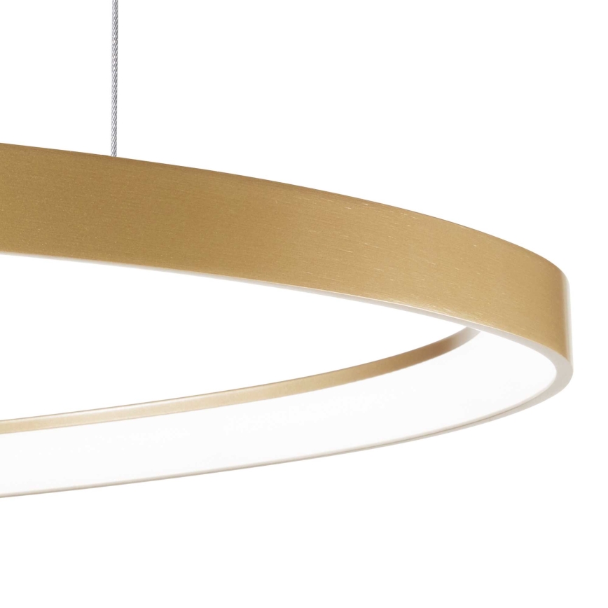 Ideal Lux - LED Luster na sajli GEMINI LED/59W/230V pr. 81 cm CRI 90 zlatna