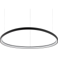 Ideal Lux - LED luster na sajli GEMINI LED/78W/230V 2700K Ø 105 cm CRI 90 crna
