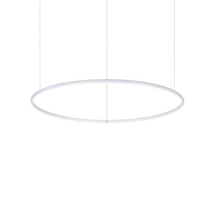 Ideal Lux - LED Luster na sajli HULAHOOP LED/39W/230V 3000K pr. 81,5 cm CRI 90 bijela