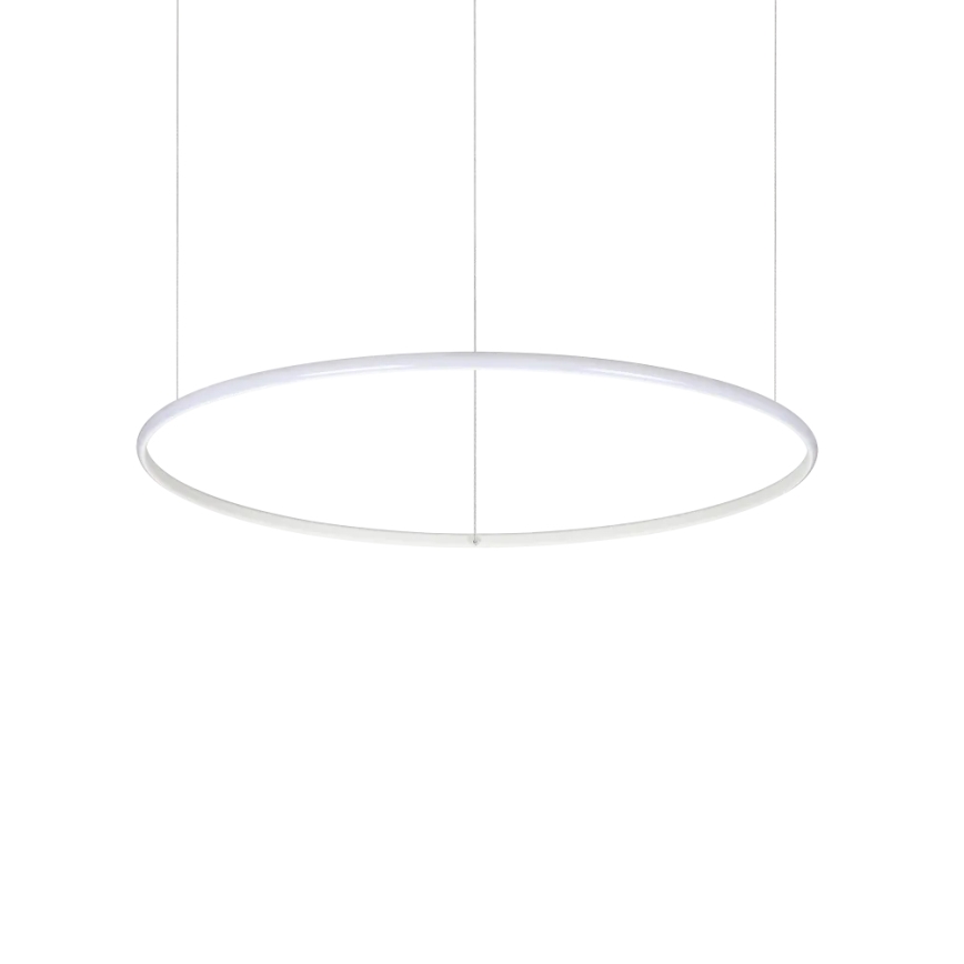 Ideal Lux - LED Luster na sajli HULAHOOP LED/39W/230V 3000K pr. 81,5 cm CRI 90 bijela