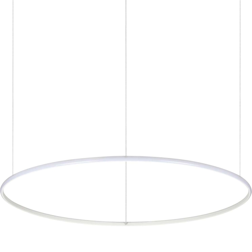 Ideal Lux - LED Luster na sajli HULAHOOP LED/46W/230V 3000K pr. 100 cm CRI 90 bijela