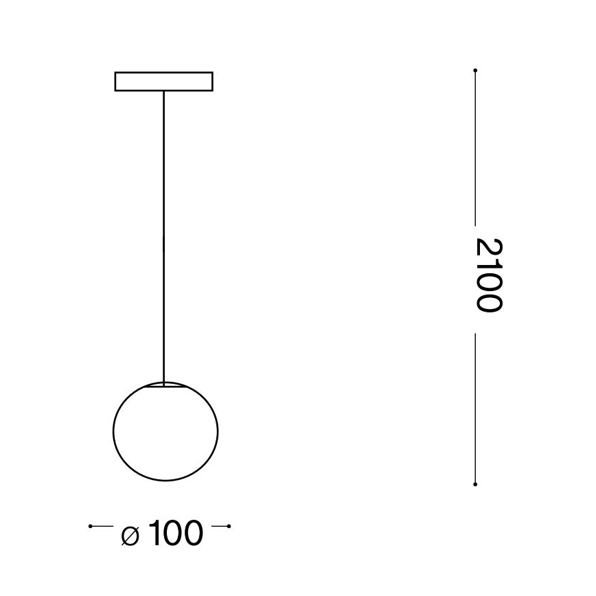 Ideal Lux - LED Luster na sajli MAPA 1xG9/3W/230V pr. 10 cm bijela