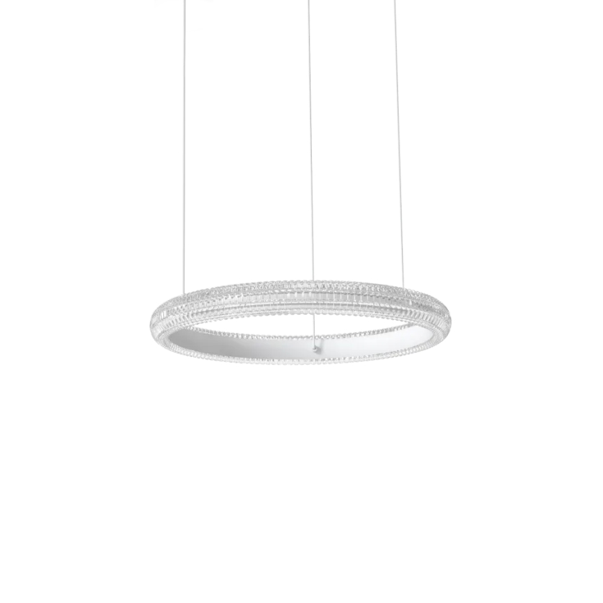Ideal Lux - LED Luster na sajli MIRACLE LED/25W/230V pr. 40 cm CRI 90 mat krom