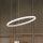 Ideal Lux - LED Luster na sajli MIRACLE LED/37W/230V pr. 60 cm CRI 90 mat krom
