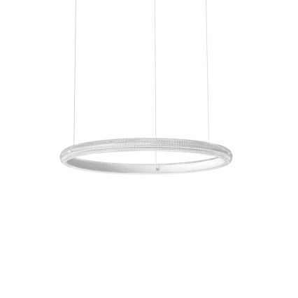 Ideal Lux - LED Luster na sajli MIRACLE LED/37W/230V pr. 60 cm CRI 90 mat krom
