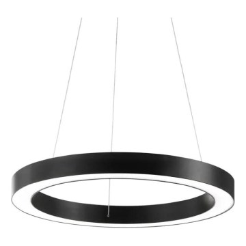 Ideal Lux - LED Luster na sajli ORACLE LED/28W/230V 3000K pr. 50 cm CRI 90 crna