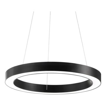 Ideal Lux - LED Luster na sajli ORACLE LED/33W/230V 3000K pr. 60 cm CRI 90 crna