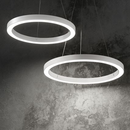 Ideal Lux - LED Luster na sajli ORACLE LED/35W/230V 3000K pr. 70 cm CRI 90 bijela