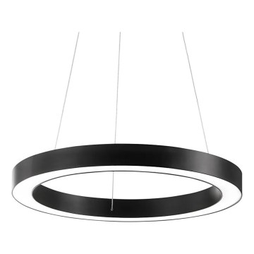 Ideal Lux - LED Luster na sajli ORACLE LED/35W/230V 3000K pr. 70 cm CRI 90 crna