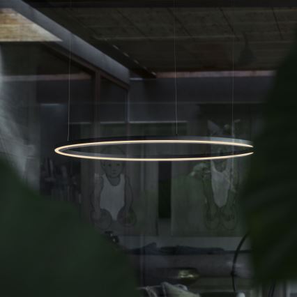 Ideal Lux - LED Luster na sajli ORACLE LED/89W/230V 3000K pr. 150 cm crna