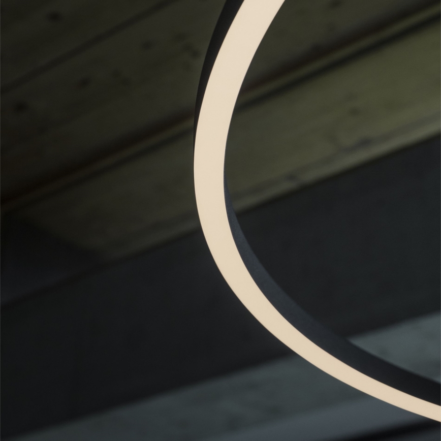 Ideal Lux - LED Luster na sajli ORACLE LED/89W/230V 3000K pr. 150 cm crna
