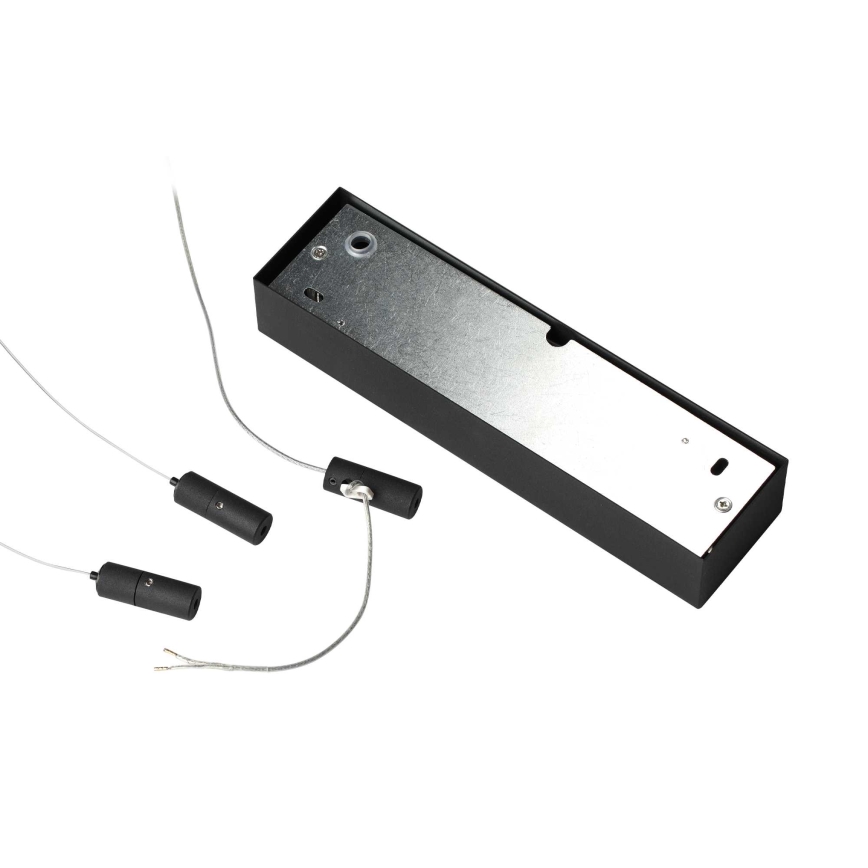 Ideal Lux - LED Luster na sajli ORACLE LED/89W/230V 3000K pr. 150 cm crna