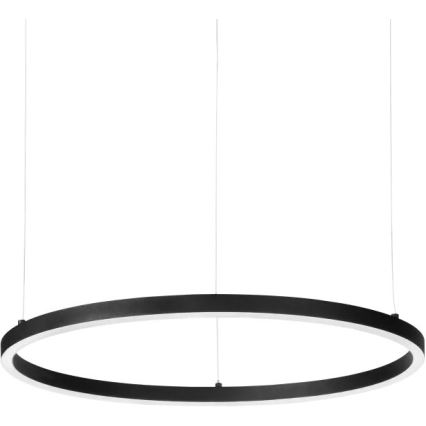 Ideal Lux - LED Luster na sajli ORACLE SLIM LED/29W/230V 2700K pr. 50 cm crna
