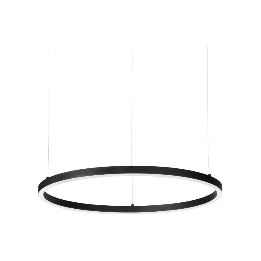 Ideal Lux - LED Luster na sajli ORACLE SLIM LED/29W/230V 2700K pr. 50 cm crna