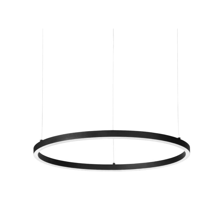 Ideal Lux - LED Luster na sajli ORACLE SLIM LED/32W/230V 3000K pr. 50 cm crna