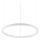 Ideal Lux - LED Luster na sajli ORACLE SLIM LED/32W/230V 4000K pr. 50 cm bijela