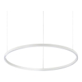 Ideal Lux - LED luster na sajli ORACLE SLIM LED/37W/230V 2700K CRI 90 prom. 70 cm bijela