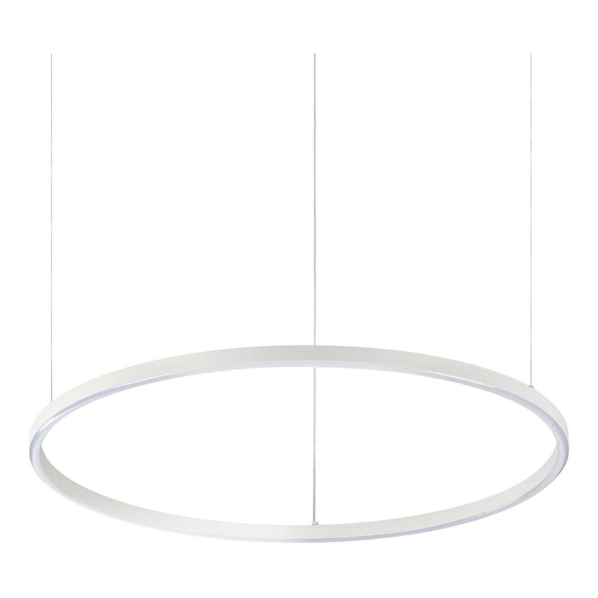 Ideal Lux - Viseći LED luster na sajli ORACLE SLIM LED/37W/230V 3000K CRI 90 Ø 70 cm bijela