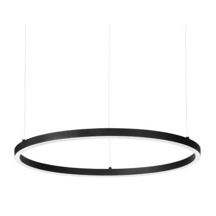 Ideal Lux - LED Prigušivi luster na sajli ORACLE SLIM LED/39W/230V 3000K pr. 70 cm crna