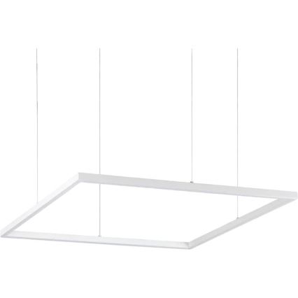 Ideal Lux - LED Luster na sajli ORACLE SLIM LED/41W/230V 3000K 70x70 cm bijela