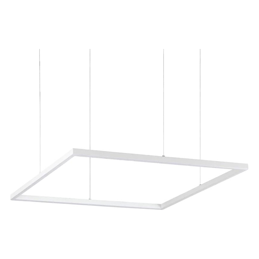 Ideal Lux - LED Luster na sajli ORACLE SLIM LED/41W/230V 3000K 70x70 cm bijela