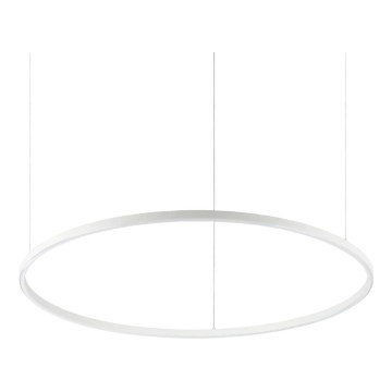 Ideal Lux - LED Luster na sajli ORACLE SLIM LED/53W/230V 2700K pr. 90 cm bijela