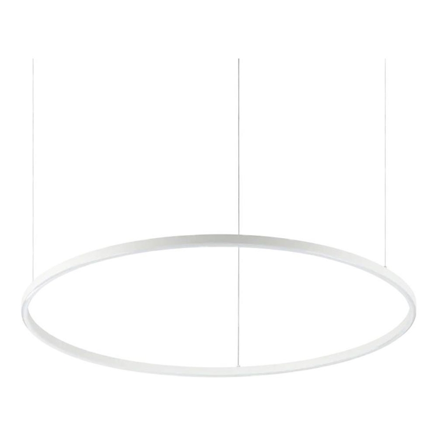 Ideal Lux - LED Luster na sajli ORACLE SLIM LED/53W/230V 2700K pr. 90 cm bijela