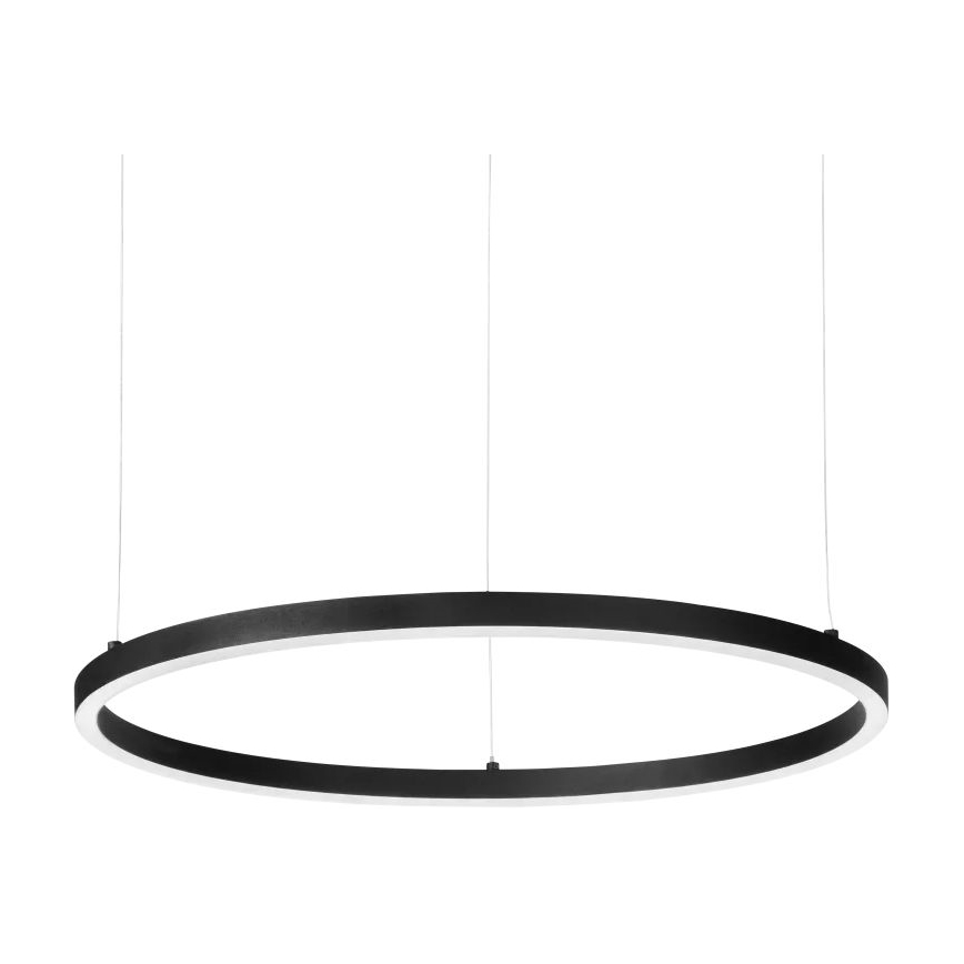 Ideal Lux - LED Luster na sajli ORACLE SLIM LED/53W/230V 2700K pr. 90 cm crna